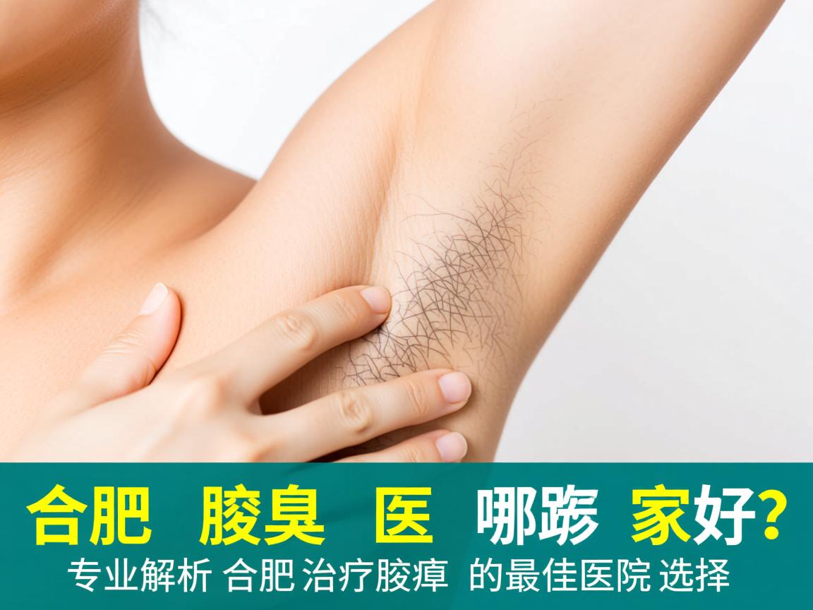 合肥腋臭医院哪家好？专业解析合肥治疗腋臭的最佳医院选择