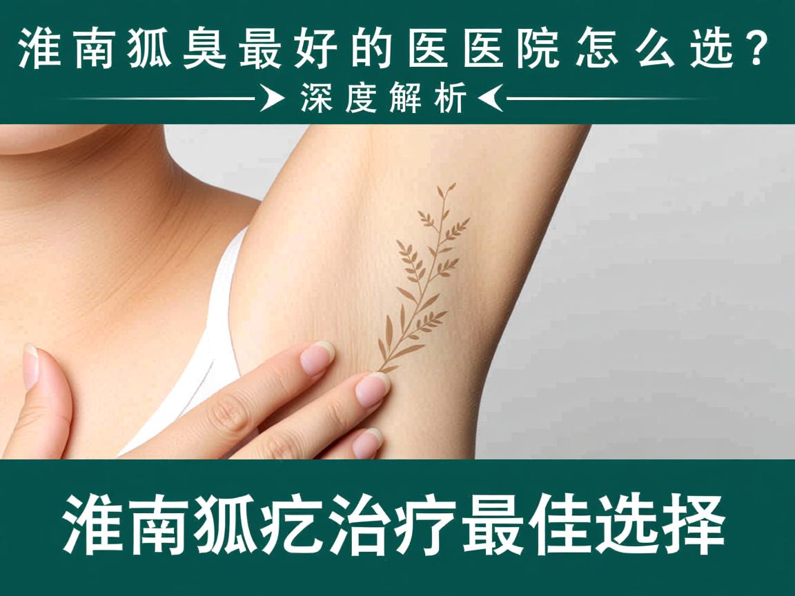 淮南狐臭最好的医院怎么选？深度解析淮南狐臭治疗最佳选择