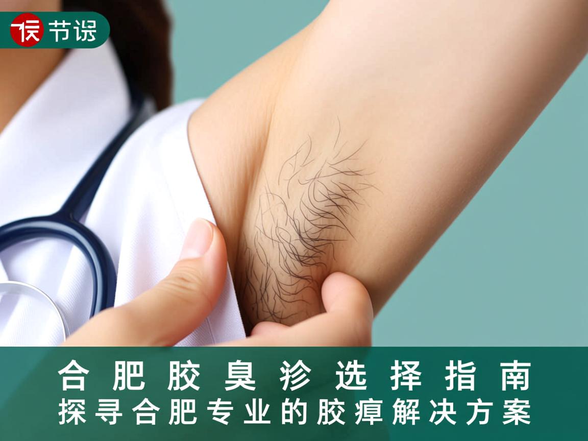 合肥腋臭诊疗选择指南，探寻合肥专业的腋臭解决方案