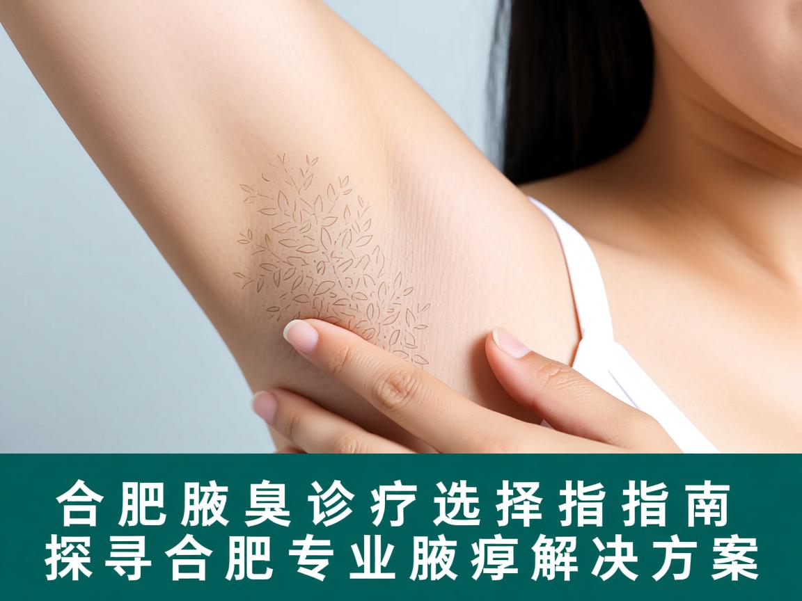 合肥腋臭诊疗选择指南，探寻合肥专业的腋臭解决方案