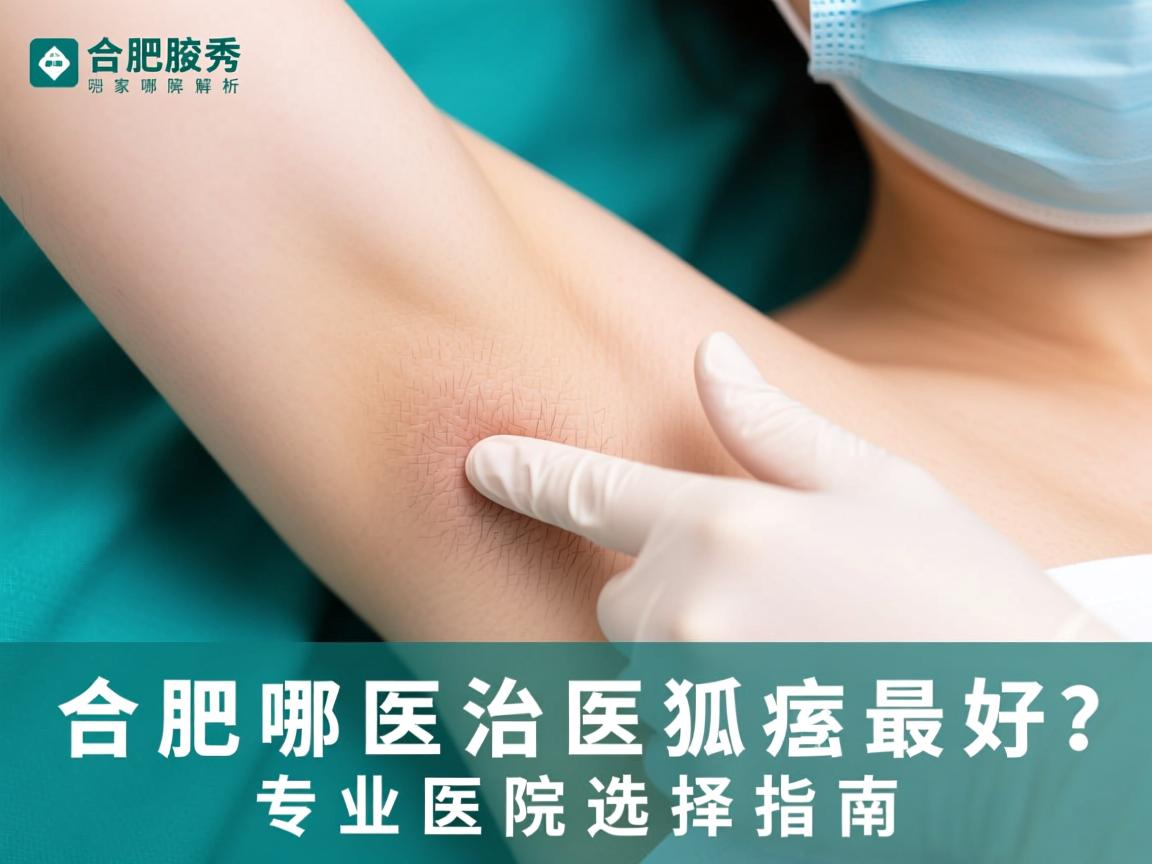 合肥腋秀解析，合肥哪家医院医治狐臭最好？专业医院选择指南