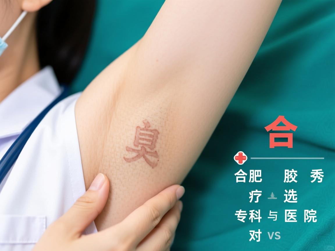 合肥腋臭诊疗选择指南，解析合肥腋秀专科与医院对比