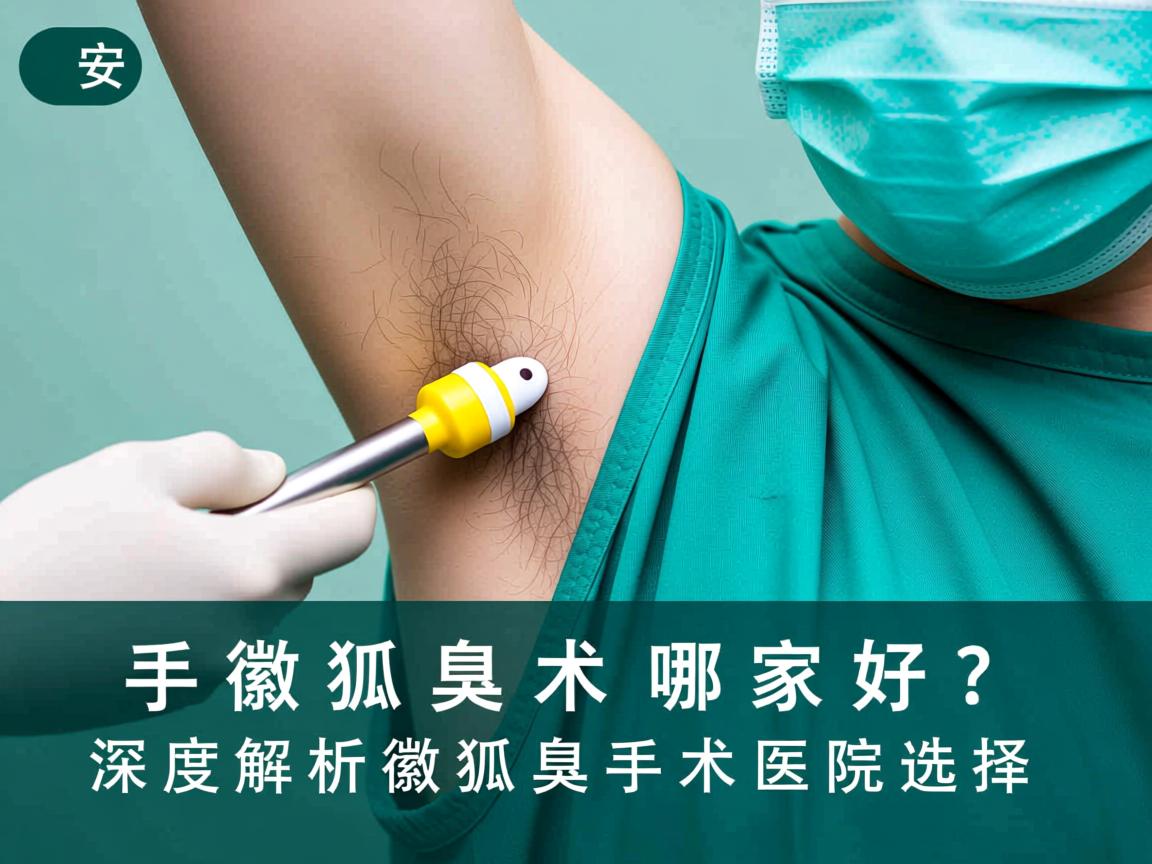 安徽狐臭手术哪家好？深度解析安徽狐臭手术医院选择