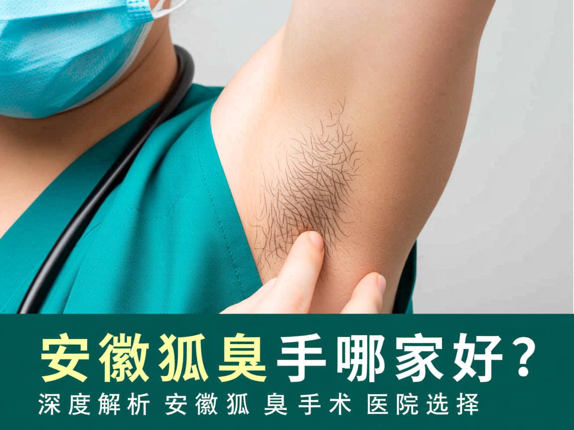 安徽狐臭手术哪家好？深度解析安徽狐臭手术医院选择