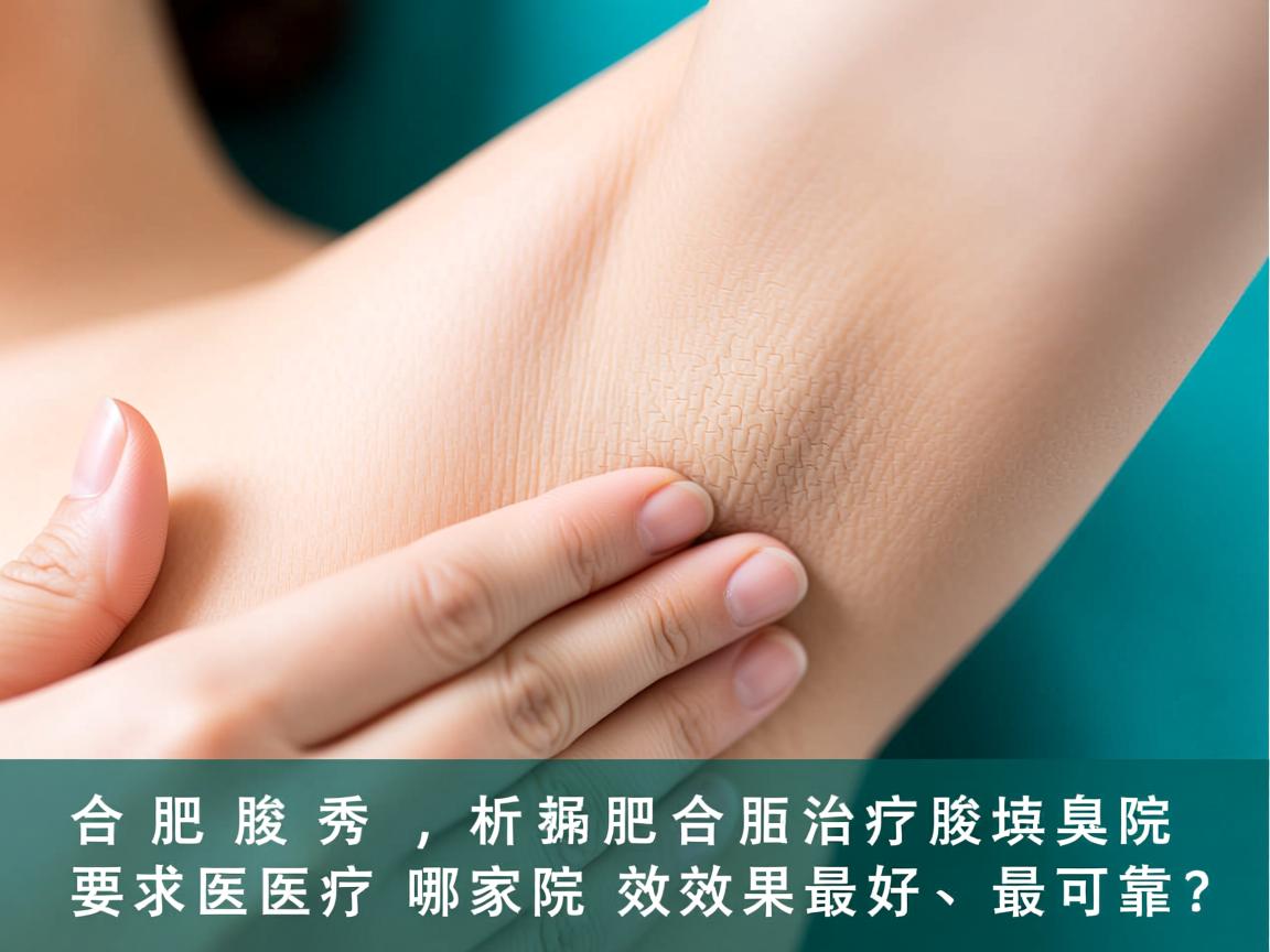 合肥腋秀解析，在合肥治疗腋臭，哪家医院效果最好、最可靠？