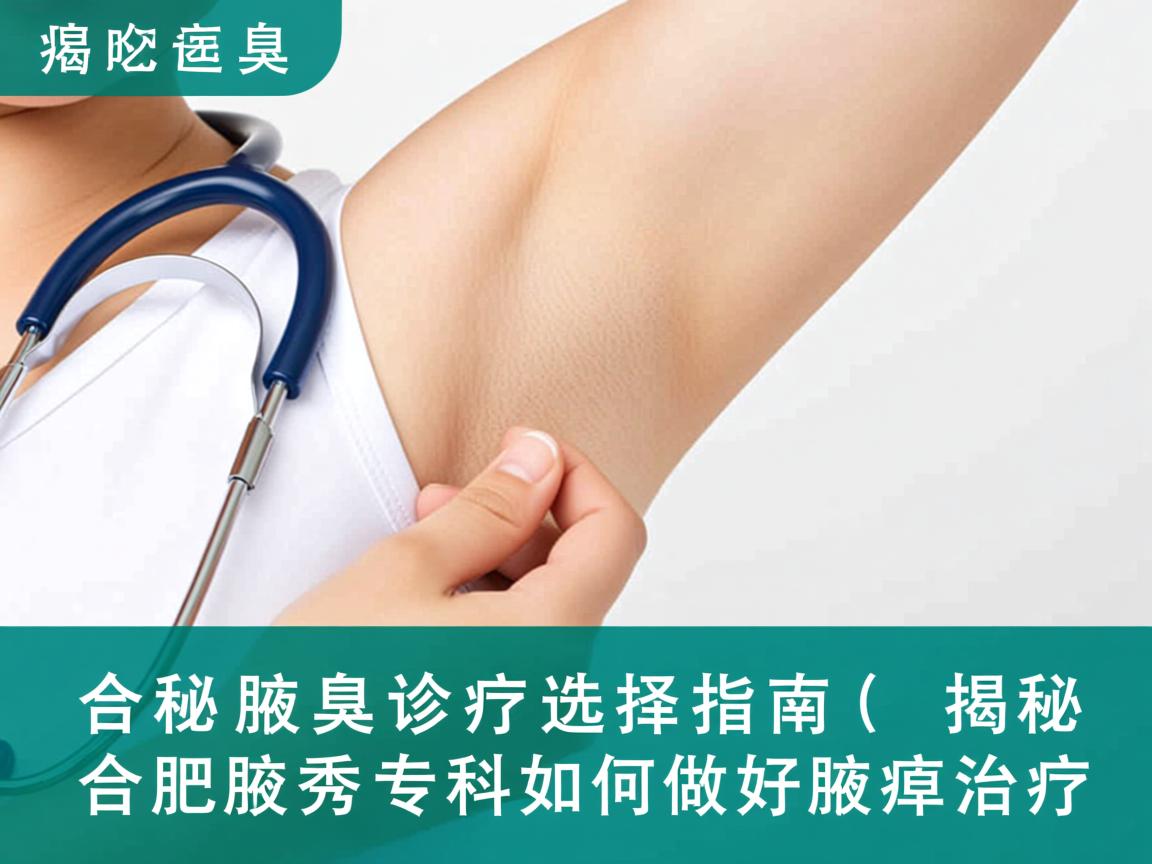 合肥腋臭诊疗选择指南，揭秘合肥腋秀专科如何做好腋臭治疗