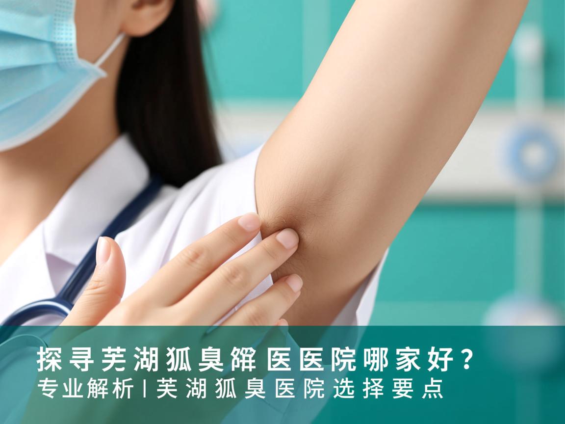 探寻芜湖狐臭医院哪家好？专业解析芜湖狐臭医院选择要点