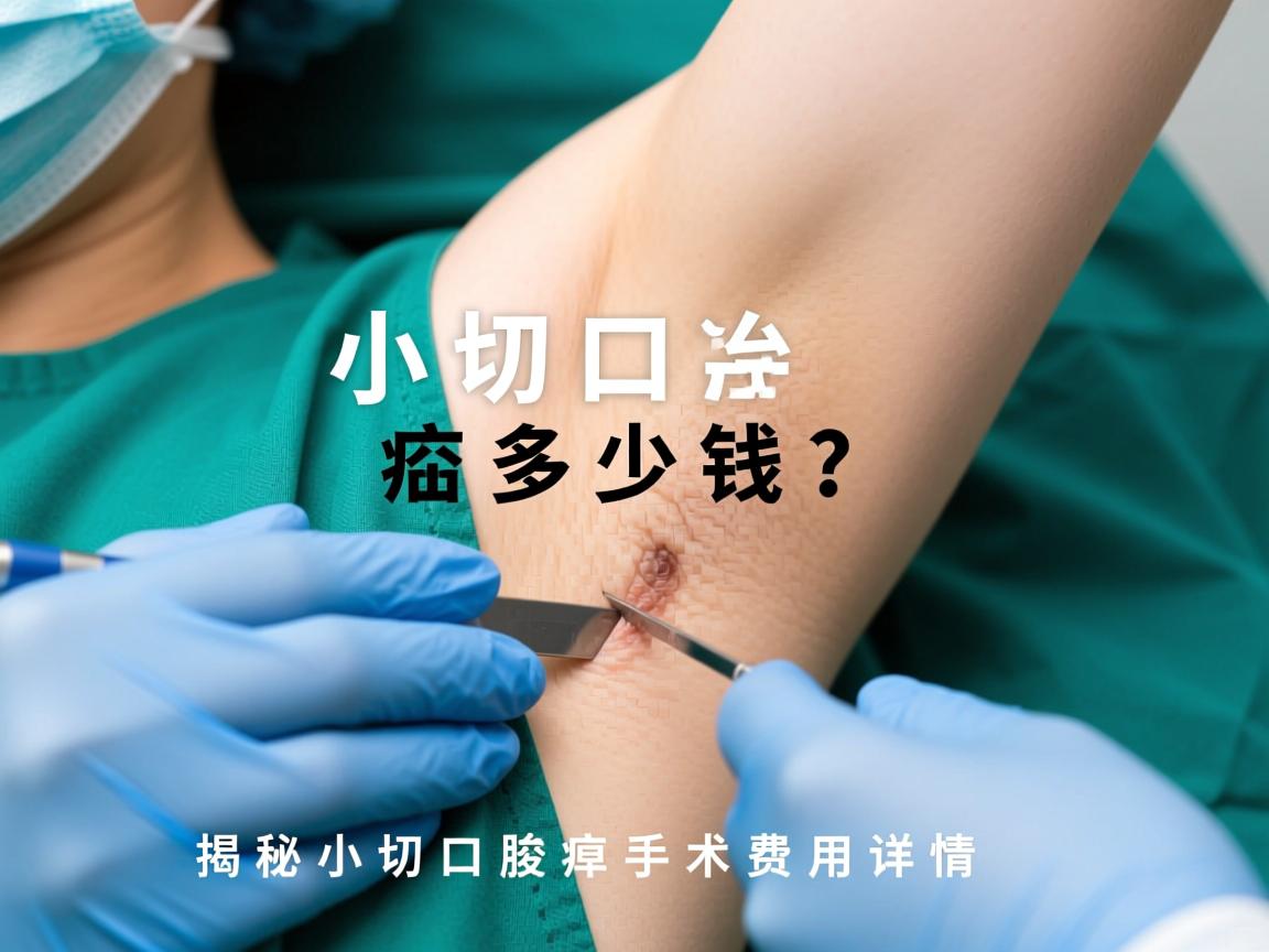 腋臭小切口治疗多少钱？揭秘小切口腋臭手术费用详情