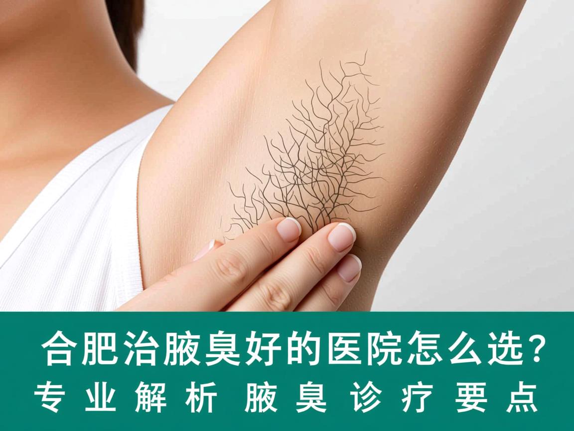 合肥治腋臭好的医院怎么选？专业解析腋臭诊疗要点