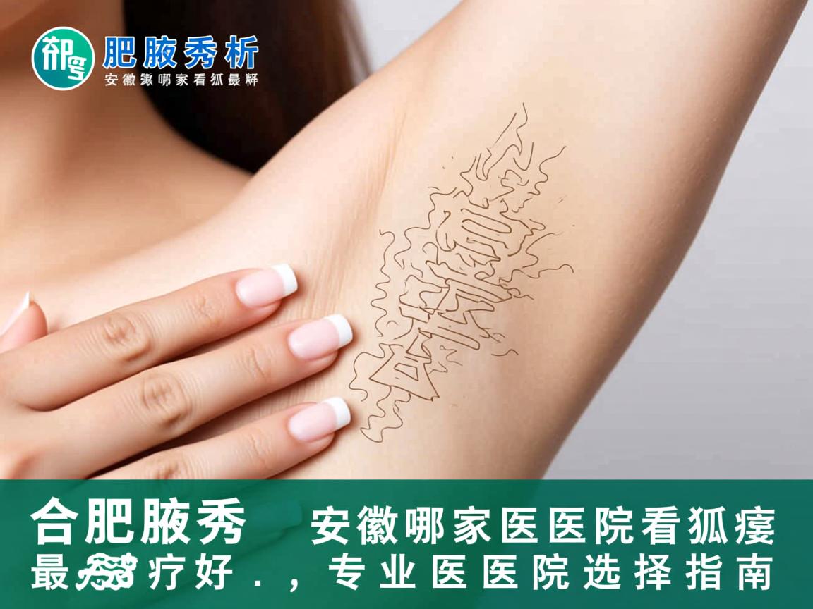 合肥腋秀解析，安徽哪家医院看狐臭最好，专业医院选择指南