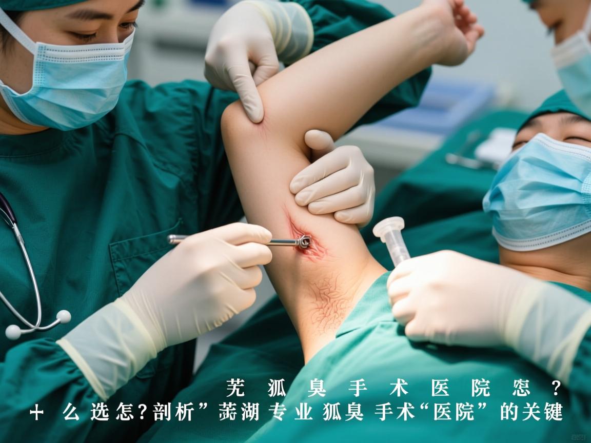 芜湖狐臭手术医院怎么选？剖析芜湖专业狐臭手术医院的关键