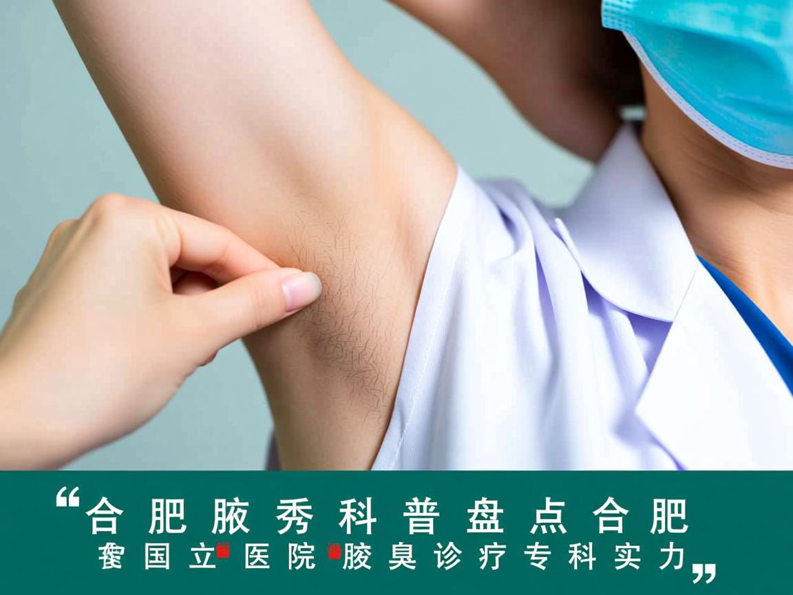 合肥腋秀科普，盘点合肥国立医院腋臭诊疗专科实力