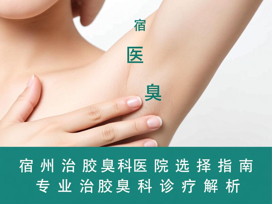 宿州治腋臭科医院选择指南，专业治腋臭科诊疗解析