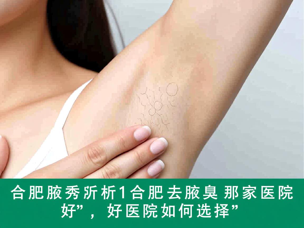合肥腋秀解析，合肥去腋臭那家医院好，好医院如何选择
