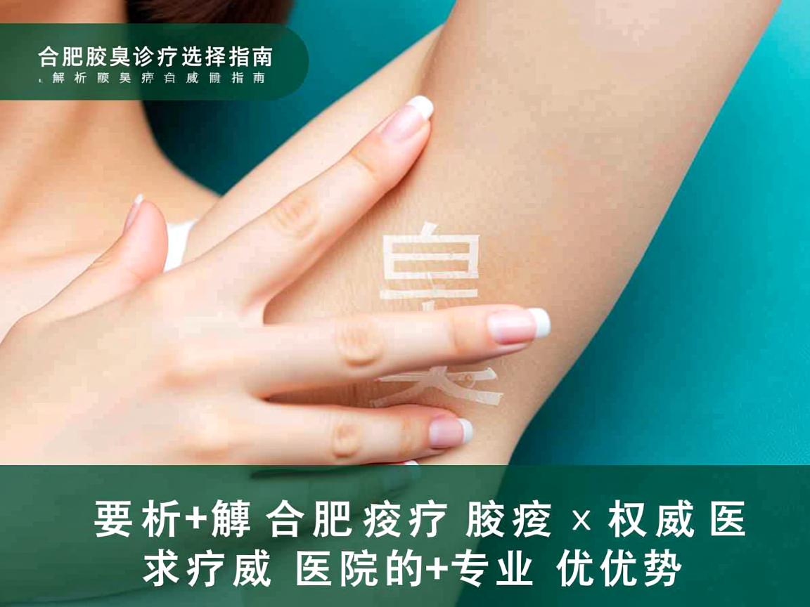合肥腋臭诊疗选择指南，解析合肥腋臭权威医院的专业优势