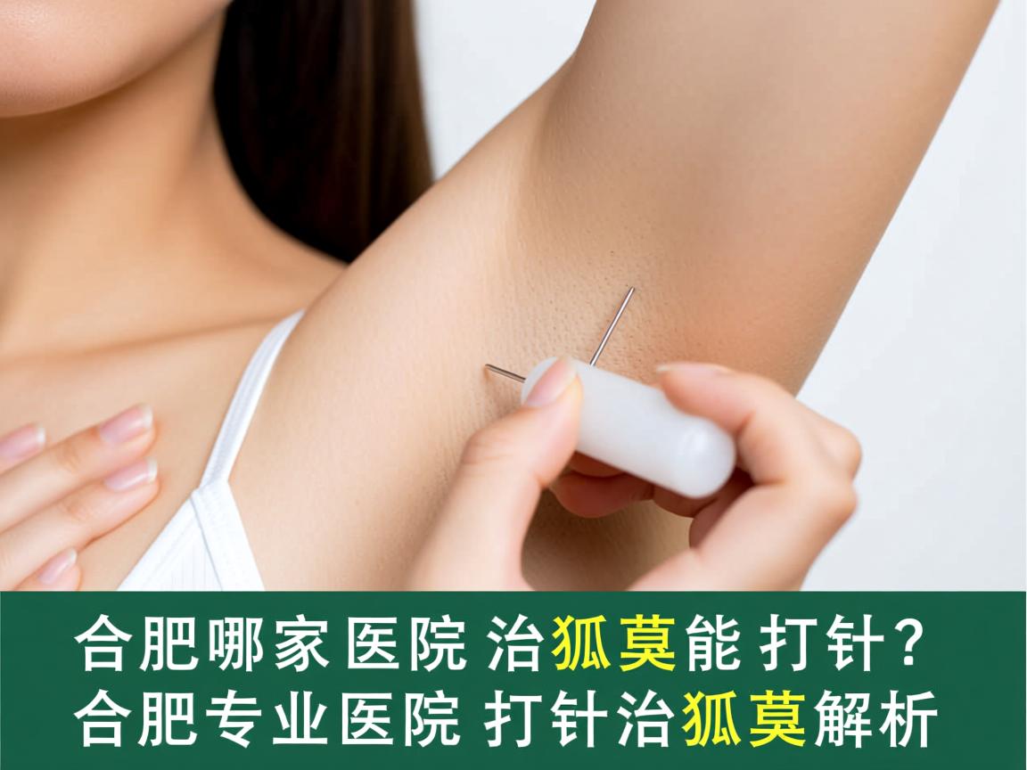 合肥哪家医院治狐臭能打针？合肥专业医院打针治狐臭解析