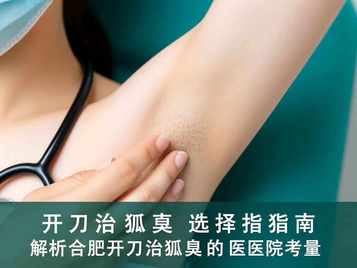 开刀治狐臭选择指南，解析合肥开刀治狐臭的医院考量