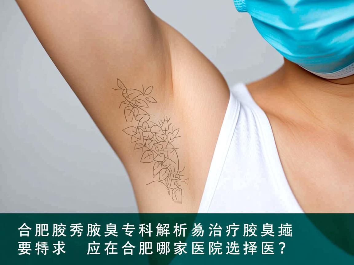 合肥腋秀腋臭专科解析，治疗腋臭应在合肥哪家医院选择？