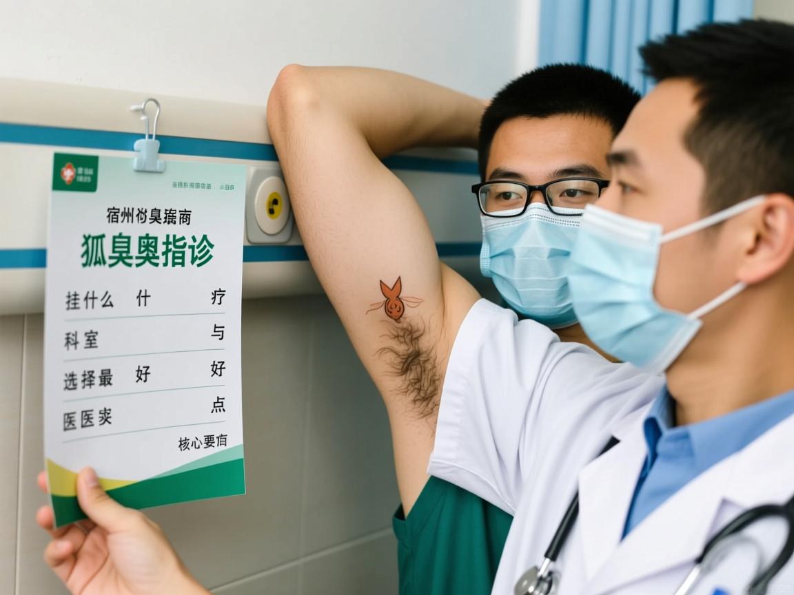 宿州狐臭诊疗指南,挂什么科室与选择最好医生的核心要点 宿州狐臭诊疗指南,挂什么科室与选择最好医生的核心要点