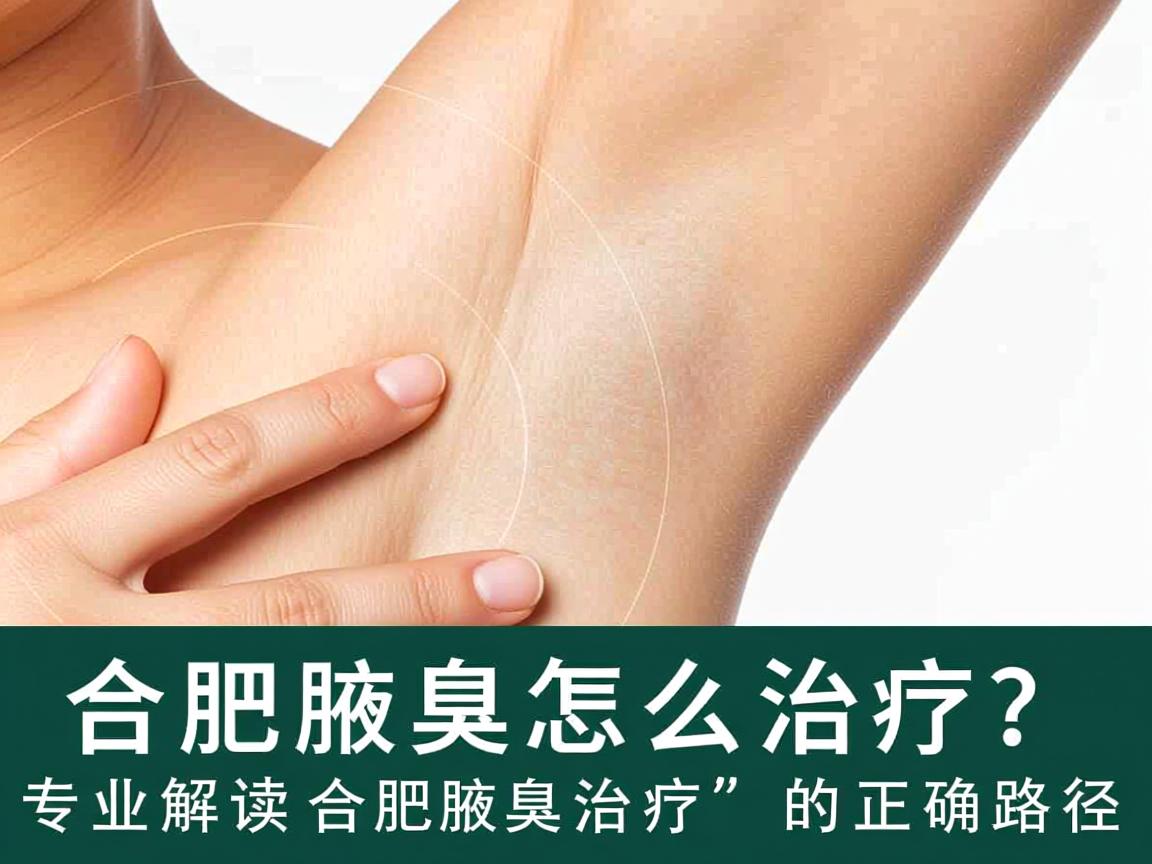 合肥腋臭怎么治疗？专业解读合肥腋臭治疗的正确路径