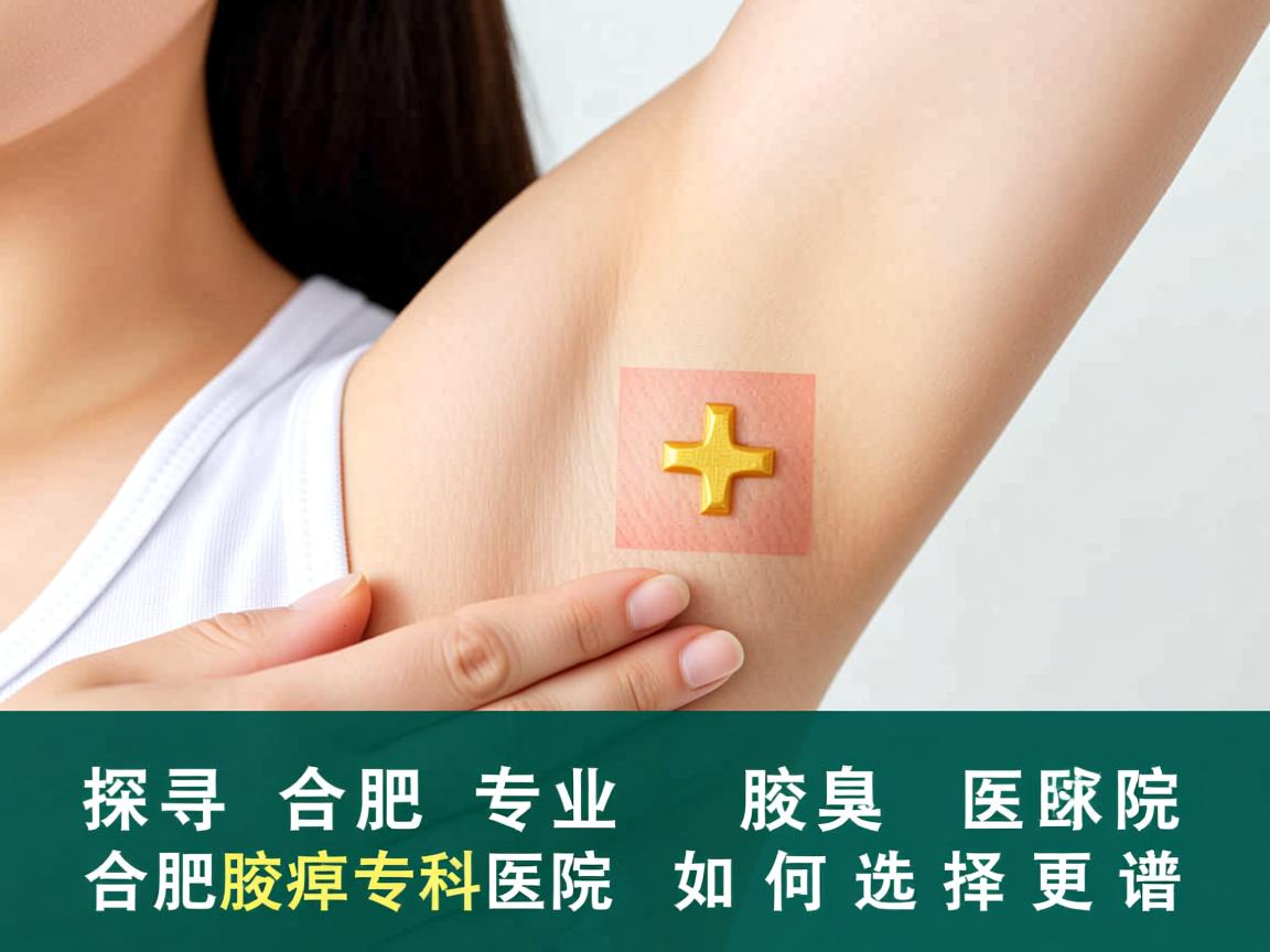 探寻合肥专业腋臭医院，合肥腋臭专科医院如何选择更靠谱