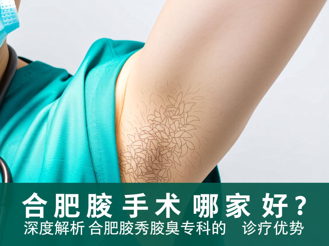 合肥腋臭手术哪家好？深度解析合肥腋秀腋臭专科的诊疗优势