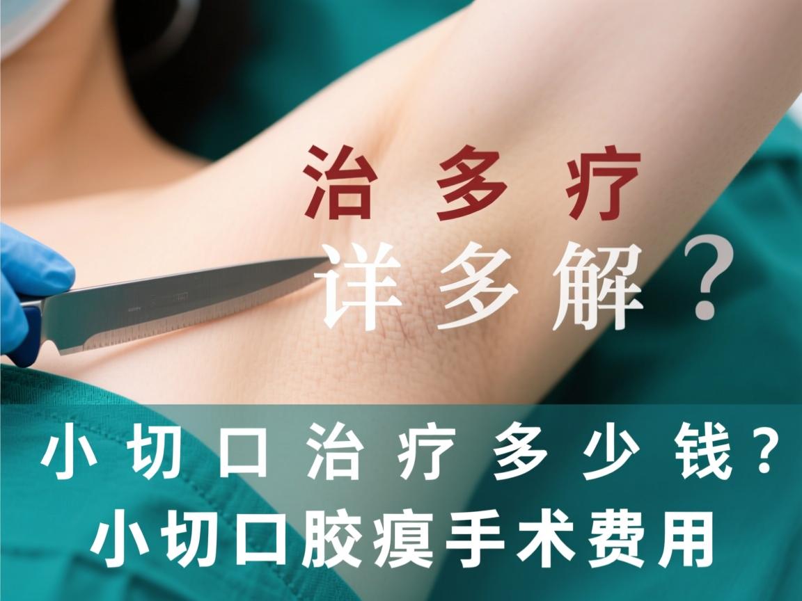 小切口治疗腋臭多少钱？详解小切口腋臭手术费用