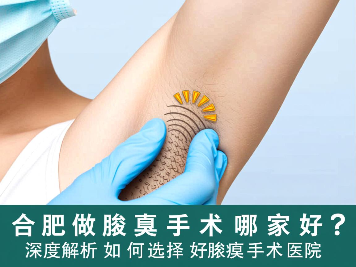 合肥做腋臭手术哪家好？深度解析如何选择好的腋臭手术医院