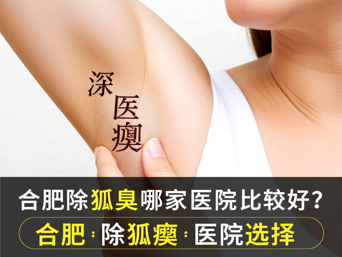 合肥除狐臭哪家医院比较好？深度解析合肥除狐臭医院选择