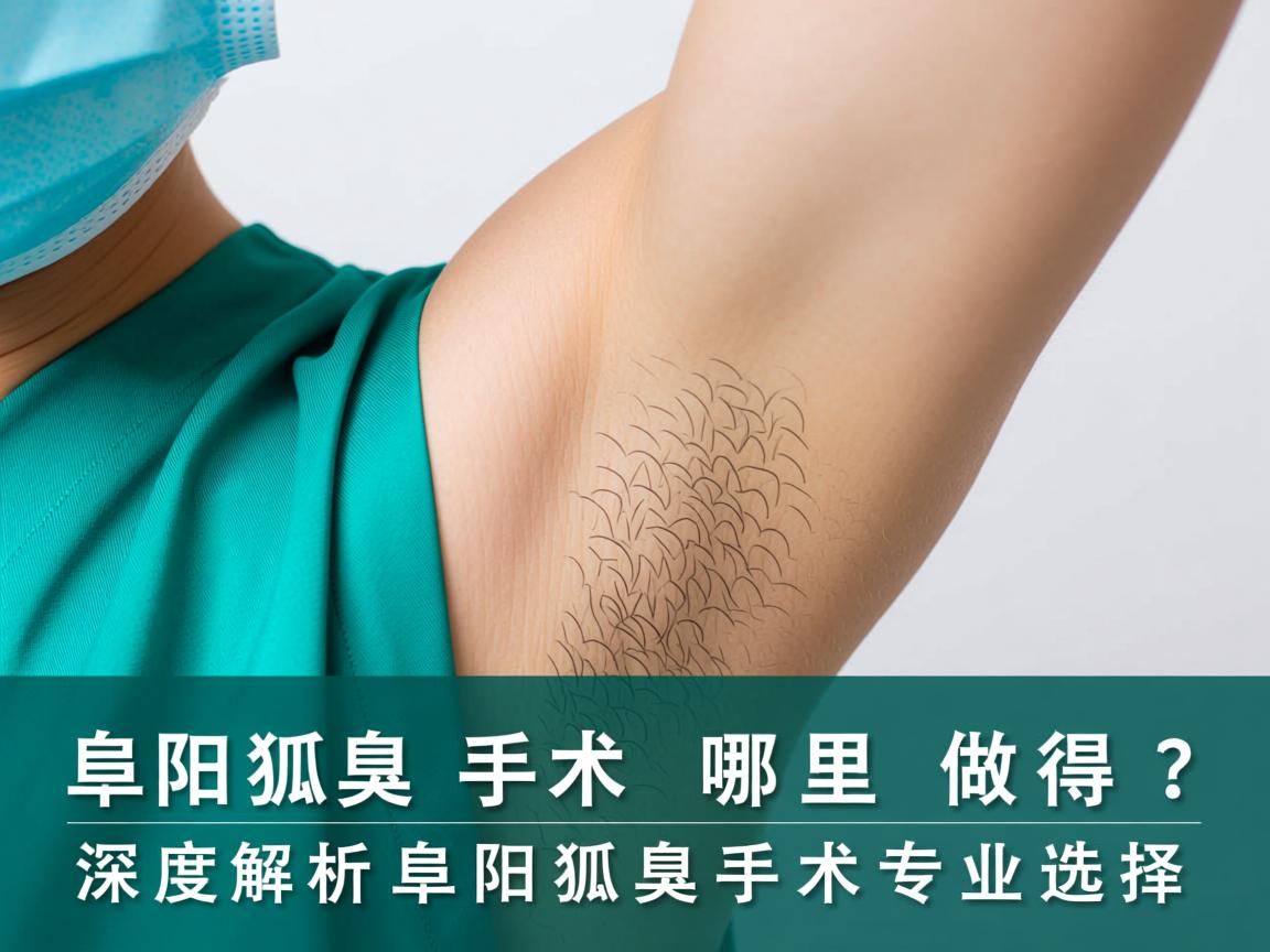 阜阳狐臭手术哪里做得好？深度解析阜阳狐臭手术专业选择