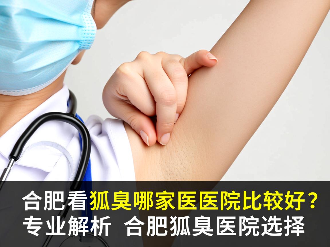 合肥看狐臭哪家医院比较好？专业解析合肥狐臭医院选择