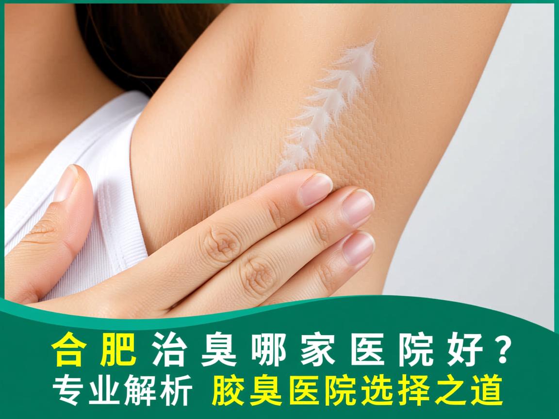 合肥治腋臭哪家医院好？专业解析腋臭医院选择之道
