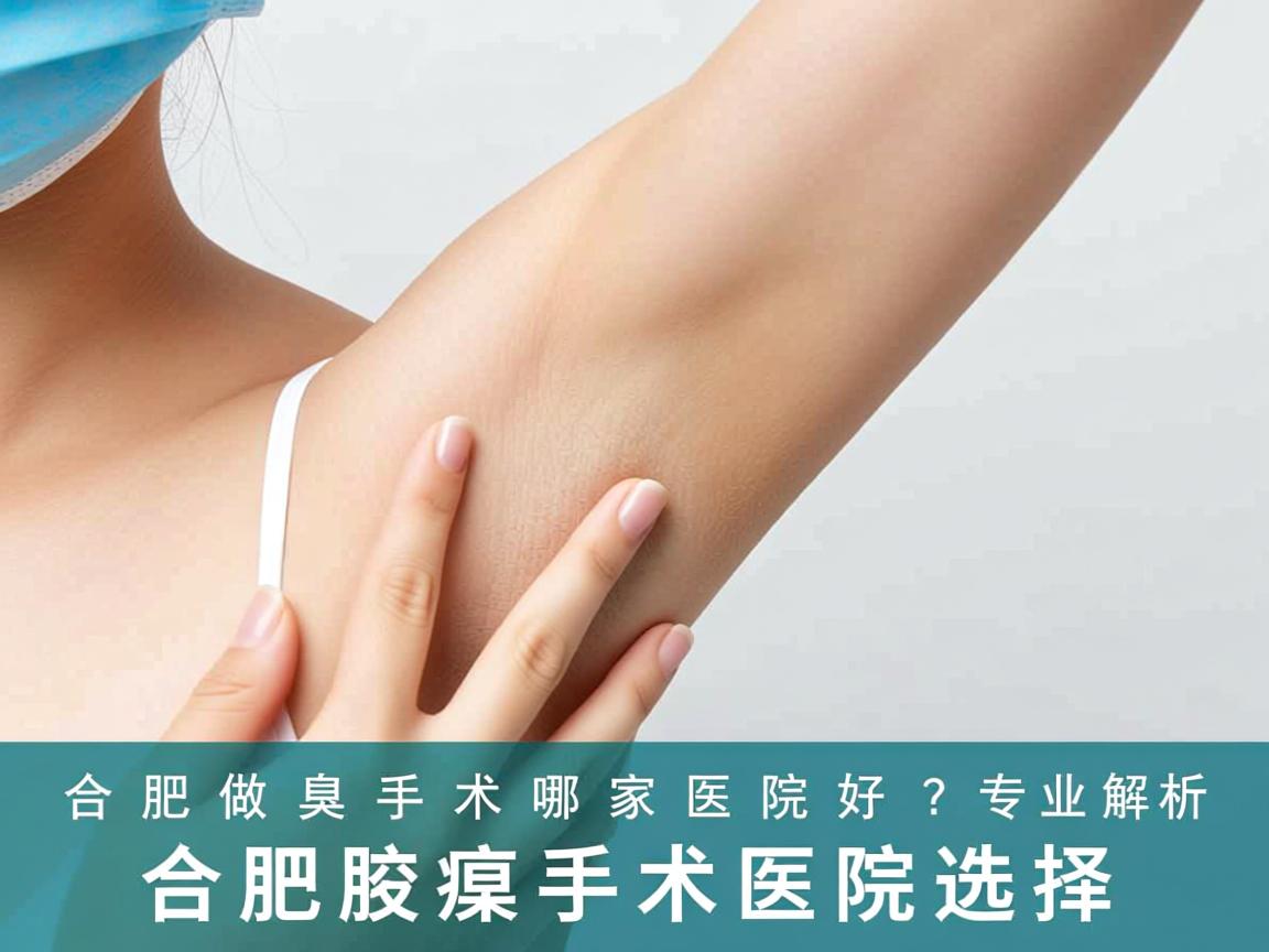 在合肥做腋臭手术哪家医院好？专业解析合肥腋臭手术医院选择