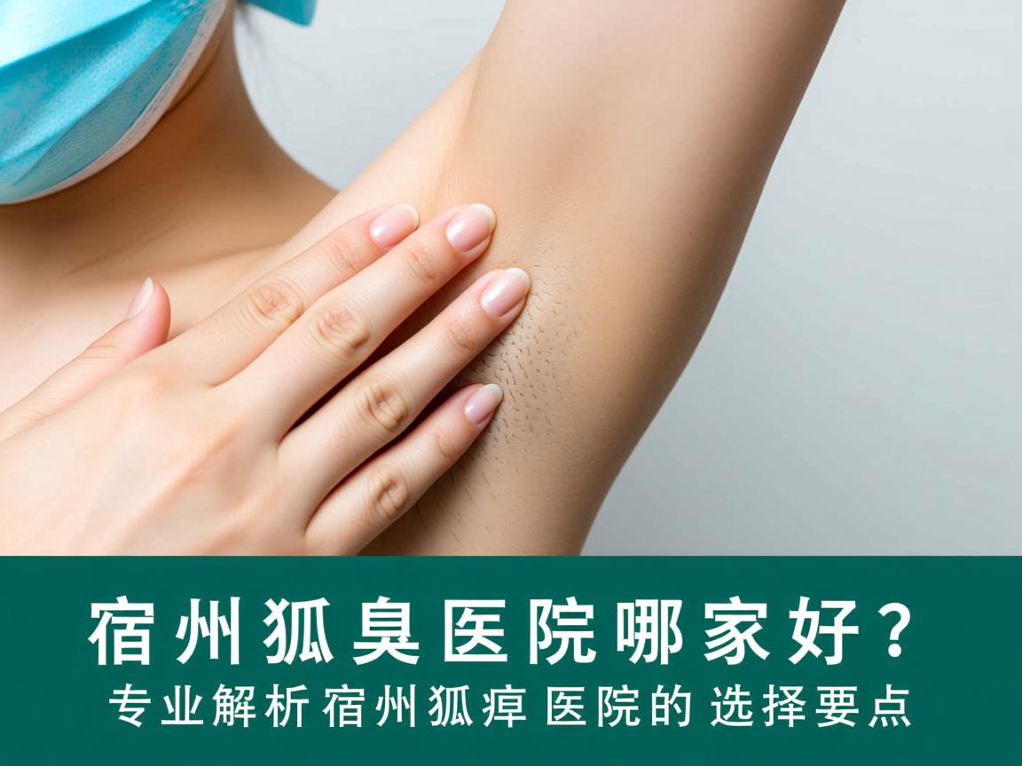 宿州狐臭医院哪家好？专业解析宿州狐臭医院的选择要点