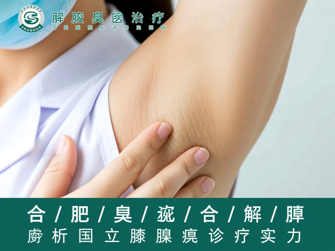 合肥腋臭治疗医院选择指南，解析合肥国立医院腋臭诊疗实力