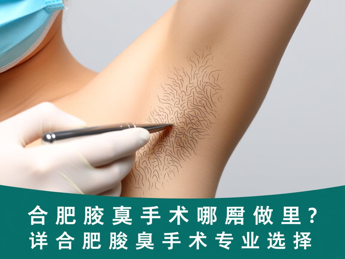 合肥腋臭手术哪里做?详解合肥腋臭手术专业选择 合肥腋臭手术哪里做?详解合肥腋臭手术专业选择