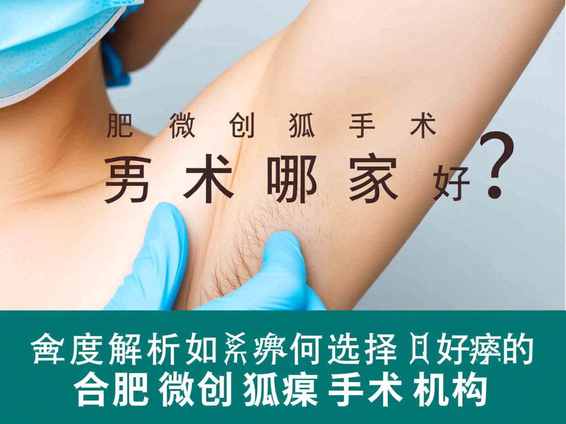 合肥微创狐臭手术哪家好?深度解析如何选择好的合肥微创狐臭手术机构 合肥微创狐臭手术哪家好?深度解析如何选择好的合肥微创狐臭手术机构