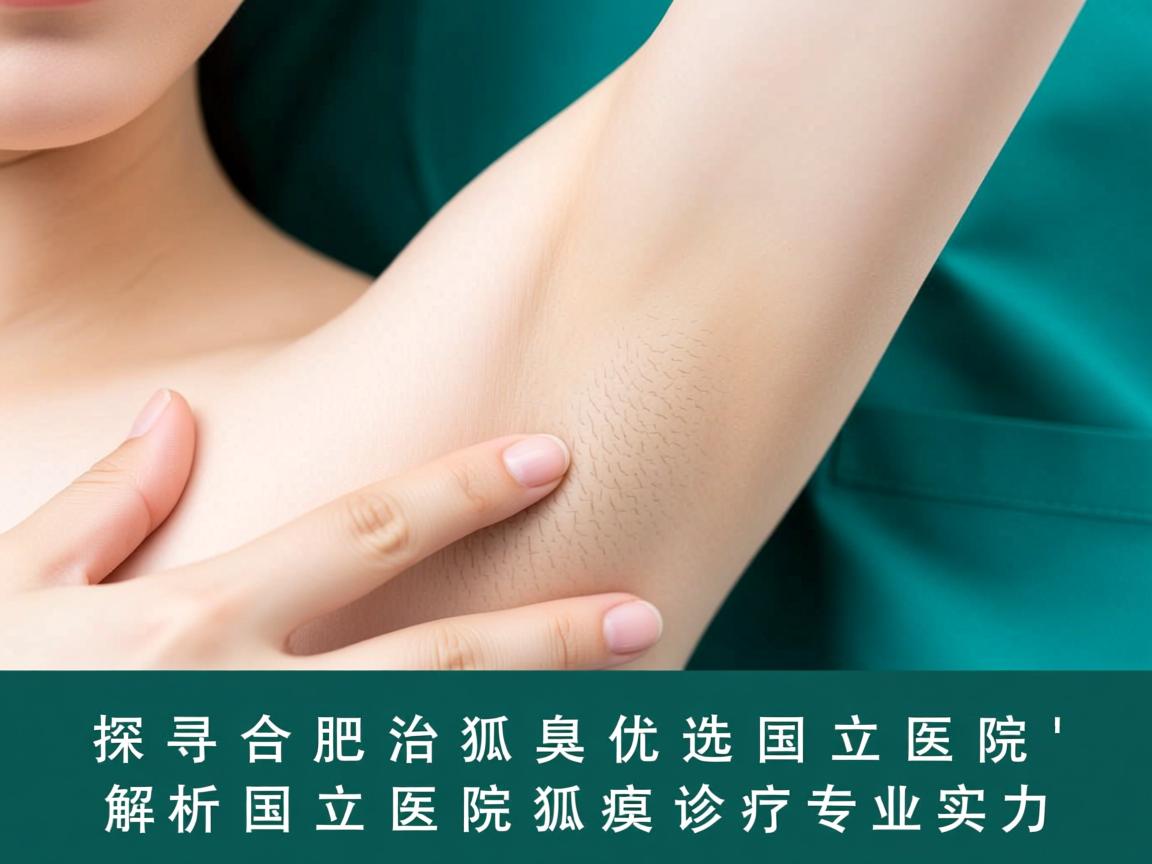 探寻合肥治狐臭优选国立医院，解析国立医院狐臭诊疗专业实力