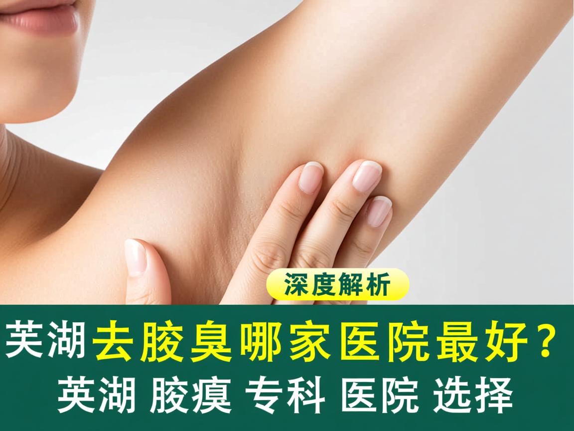 芜湖去腋臭哪家医院最好？深度解析芜湖腋臭专科医院选择