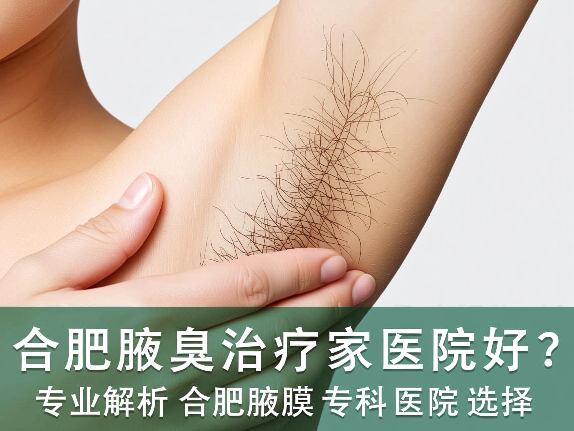 合肥腋臭治疗哪家医院好？专业解析合肥腋臭专科医院选择