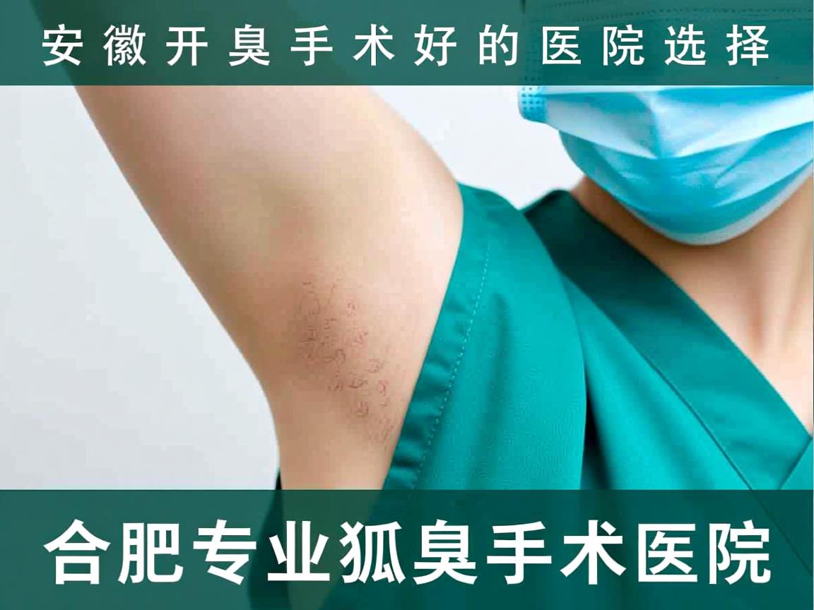 安徽开狐臭手术好的医院选择，详解合肥专业狐臭手术医院