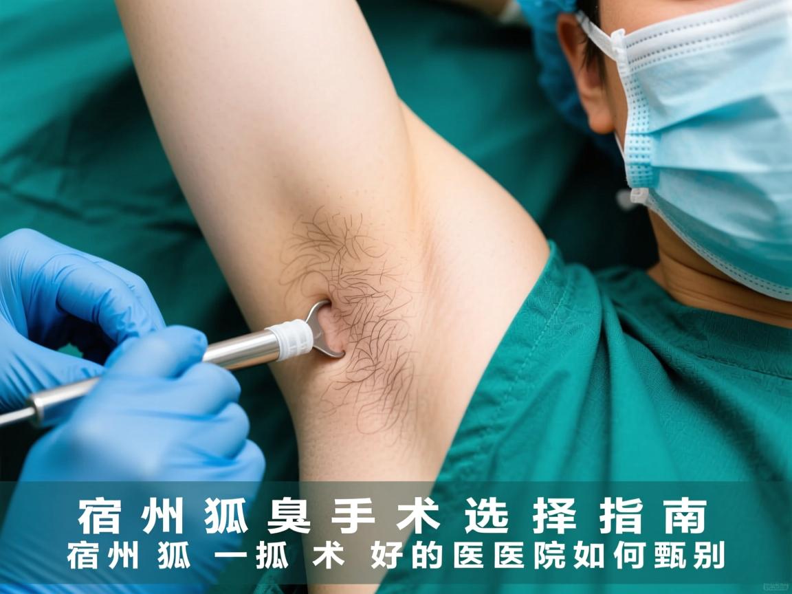 宿州狐臭手术选择指南，详解宿州狐臭术好的医院如何甄别