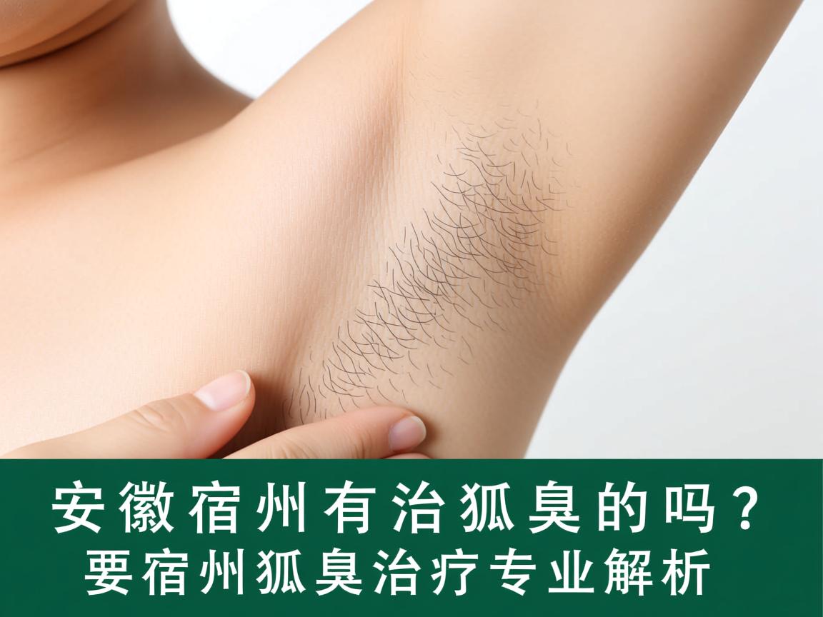 安徽宿州有治狐臭的吗？宿州狐臭治疗专业解析