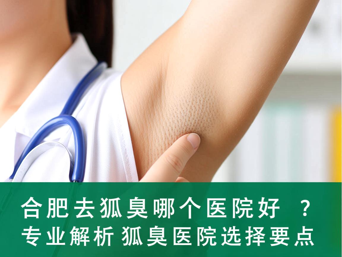 合肥去狐臭哪个医院好？专业解析狐臭医院选择要点