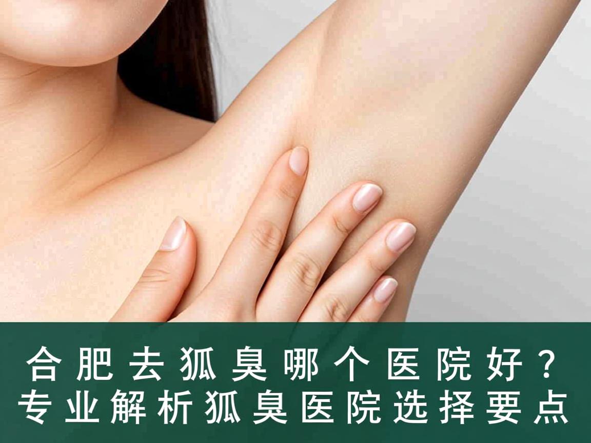 合肥去狐臭哪个医院好？专业解析狐臭医院选择要点