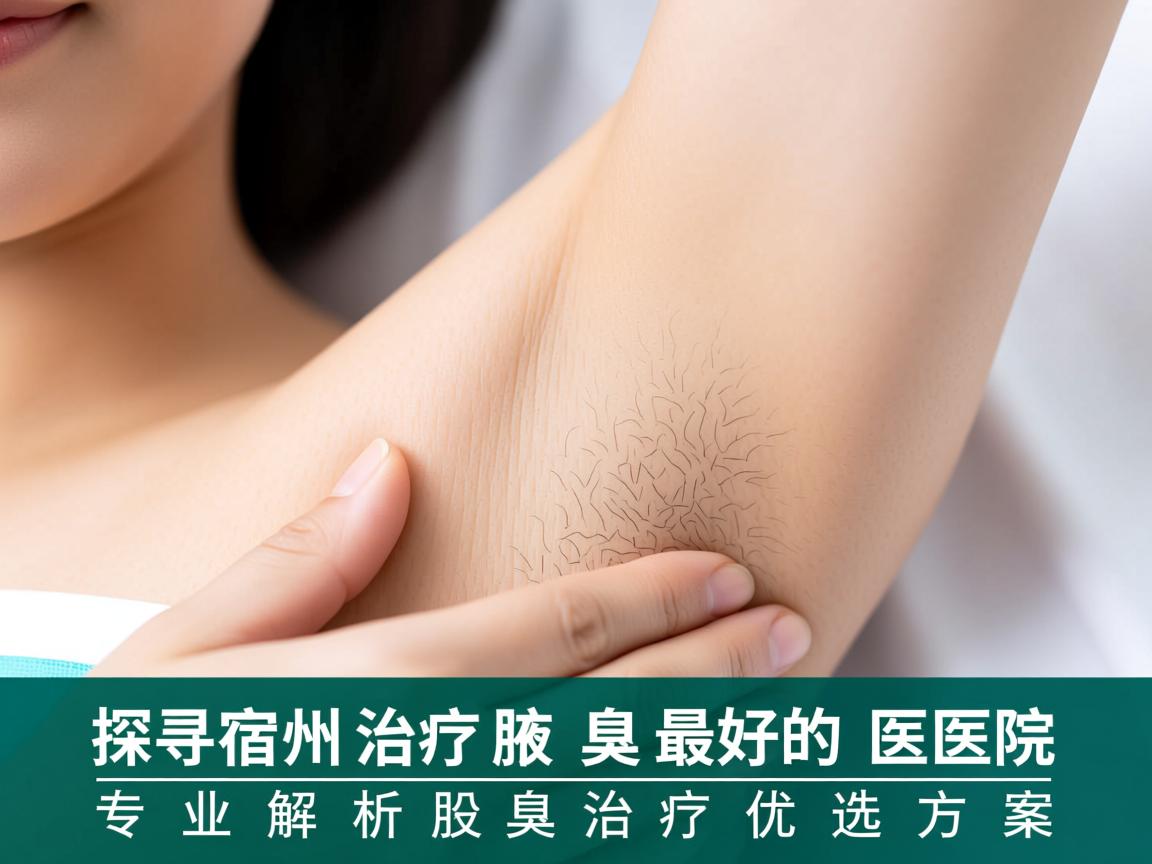 探寻宿州治疗腋臭最好的医院，专业解析腋臭治疗优选方案