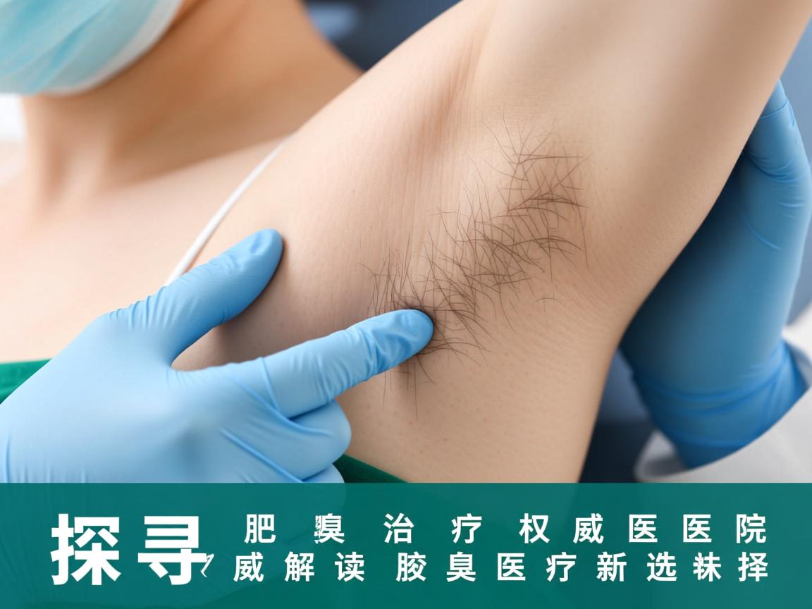 探寻合肥腋臭治疗权威医院，权威解读腋臭医疗新选择