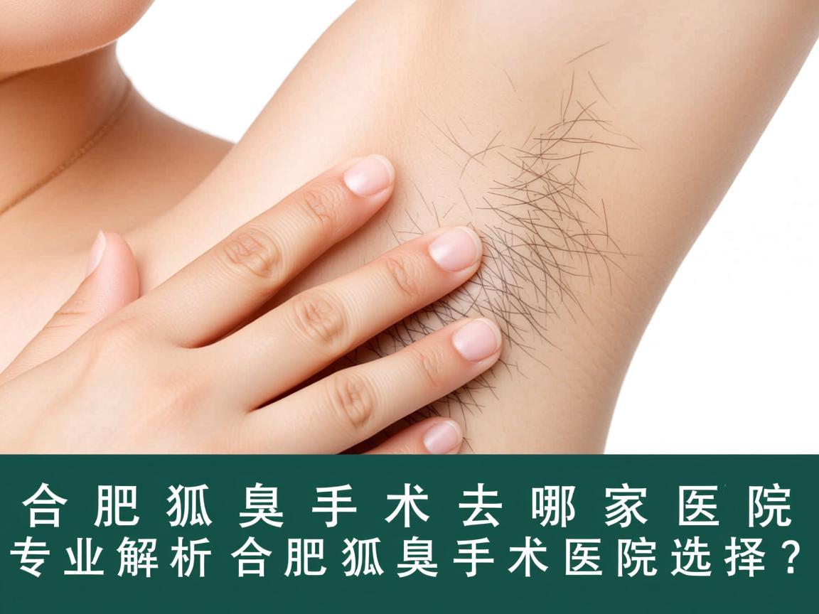 合肥狐臭手术去哪家医院？专业解析合肥狐臭手术医院选择