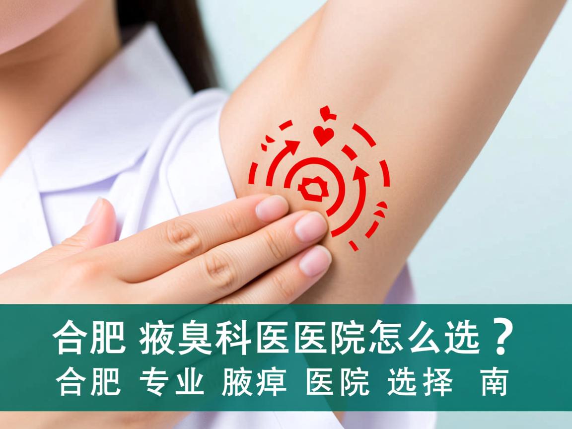 合肥腋臭专科医院怎么选？合肥专业腋臭医院选择指南