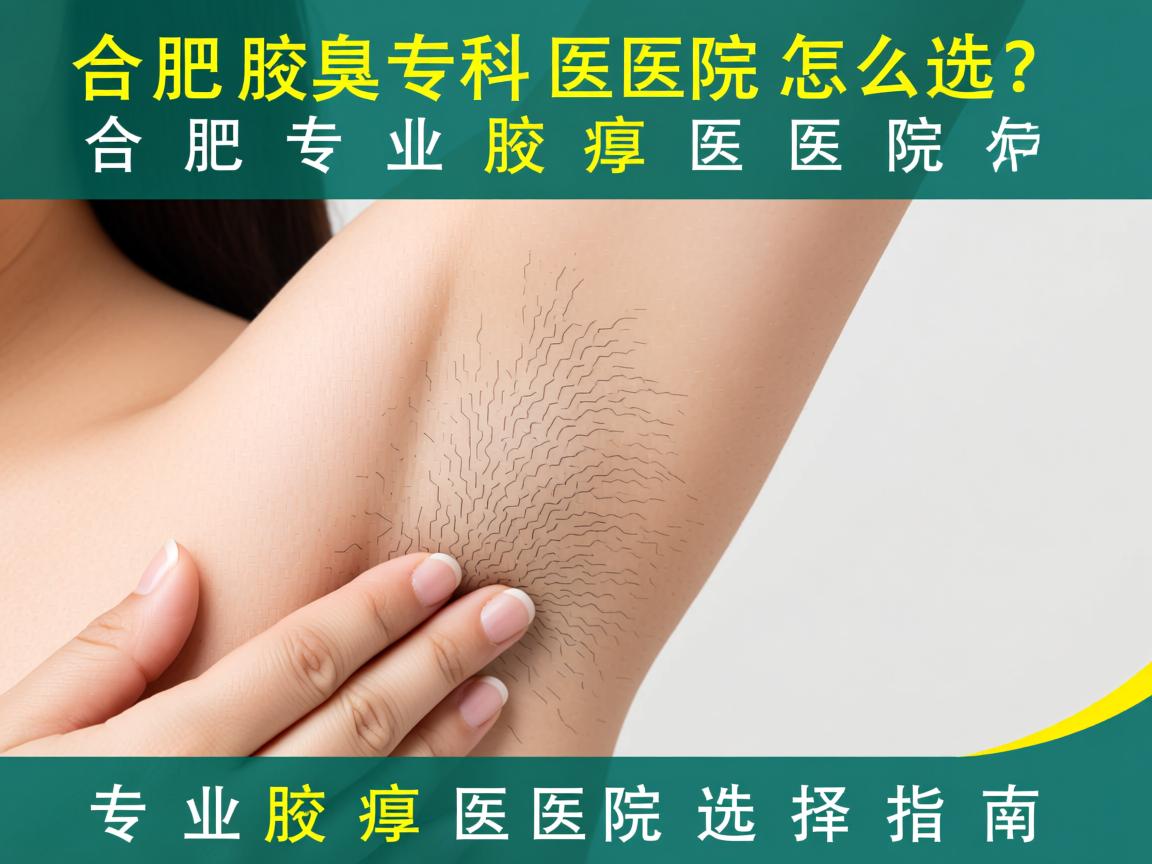 合肥腋臭专科医院怎么选？合肥专业腋臭医院选择指南
